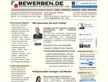 Tablet Screenshot of bewerben.de